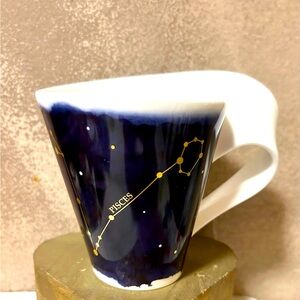 Villeroy & Boch Pisces Constellation Mug – Navy & Gold